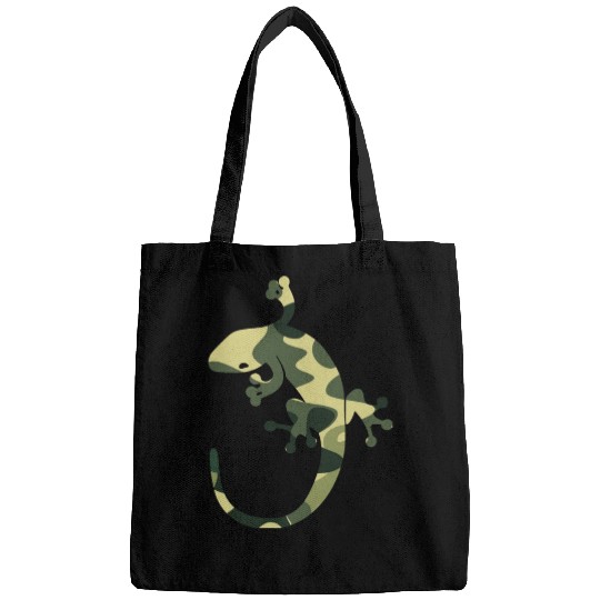 Green camouflage geico Bags