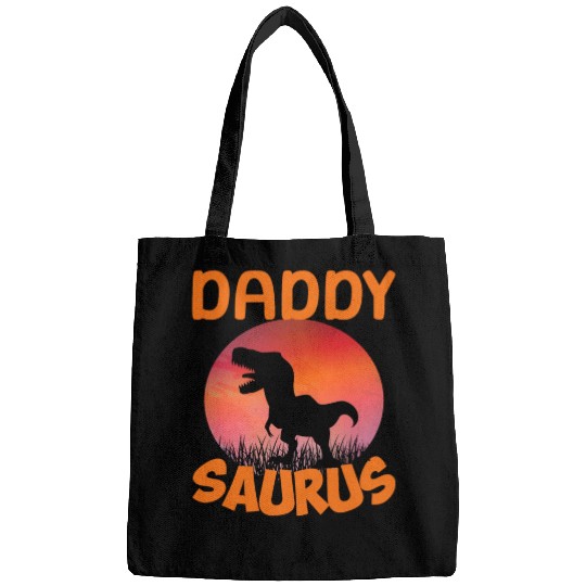 Daddysaurus Papasaurus Bags
