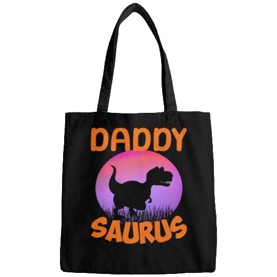 Daddysaurus Papasaurus Bags
