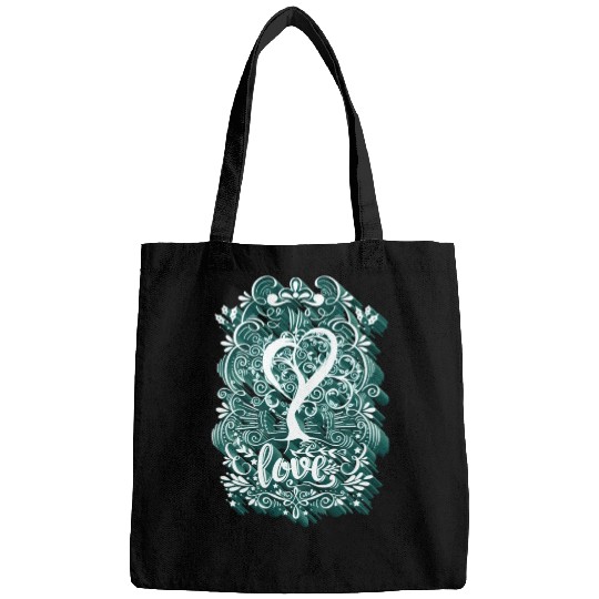 Love - Elf Tree (Heart Version) Bags