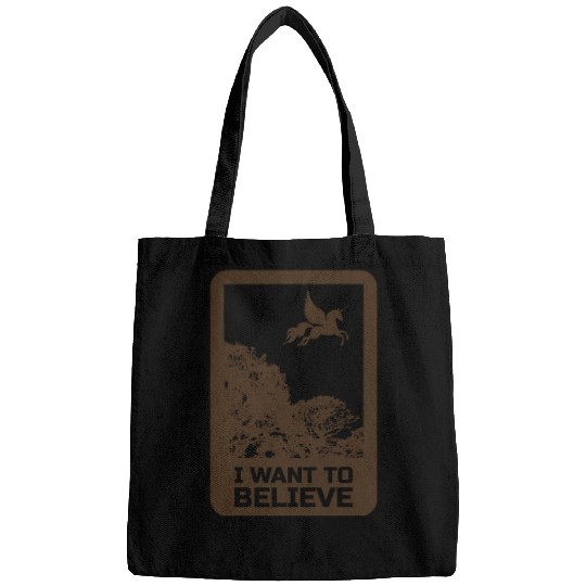 Unicorn "I Want To Believe" UAP Outfit Alien Ufo Bags
