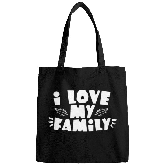 I Love My Family Reunion Gathering Families Bags