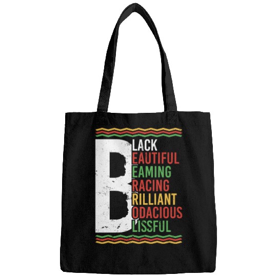 Black Beautiful Beaming Bracing Brilliant Bags