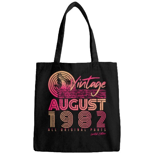 40th Birthday August 1982 Bags