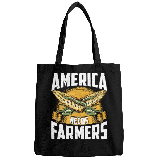 America Needs Farmers Funny Corn Farming Bags