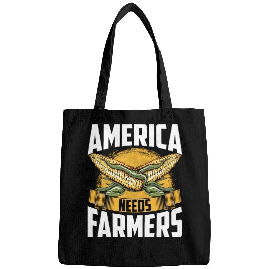 America Needs Farmers Agriculture Farmer Corn Bags