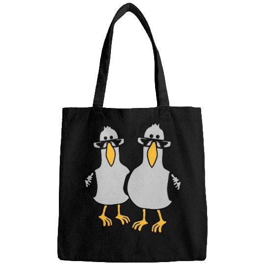 2 seagull friends team Bags