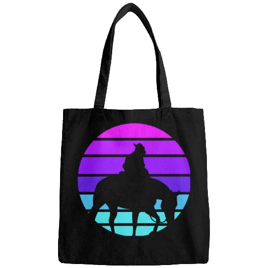 Synthwave Cowboy Horse Wrangler Gift Bags