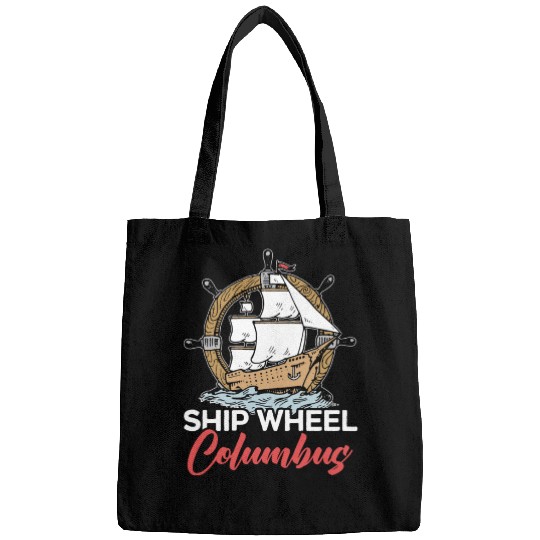 Ship Wheel Columbus Day Christopher Columbus Bags