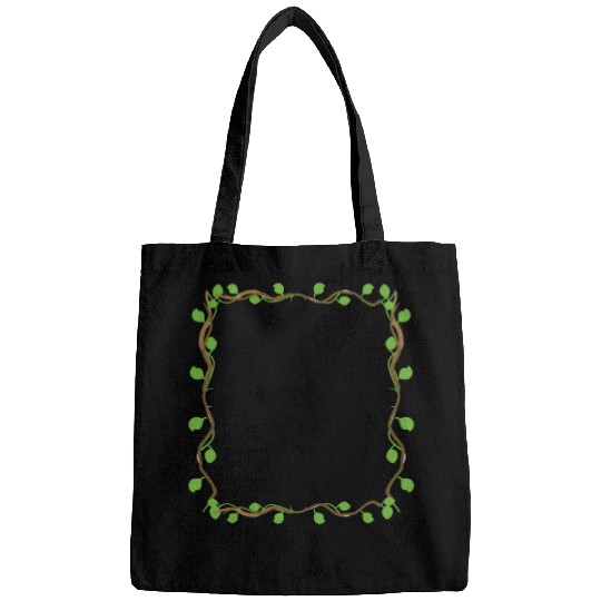 Leaves square shape icon quadrilateral Bags