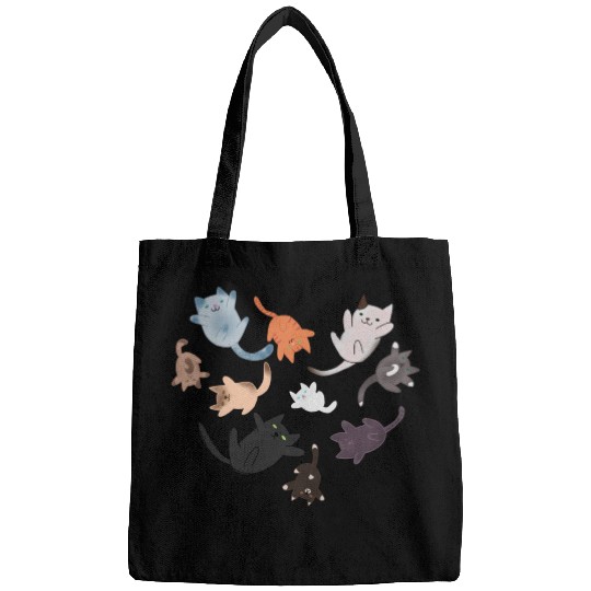 Chibi Cat Heart Bags