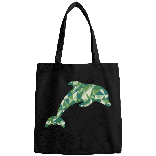 the dolphin green Bags