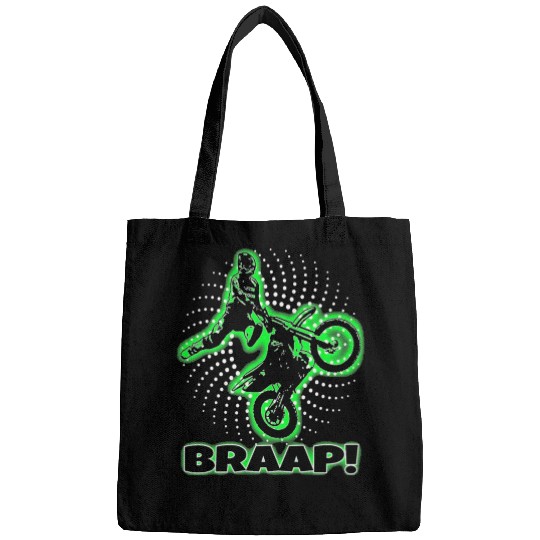 Braap Green Motocross Dirt Bike Bags