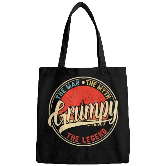 Grumpy The Man The Myth The Legend Bags