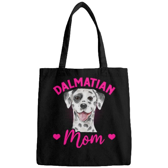 Dog Lover Puppy Cute Dalmatian Mom Bags