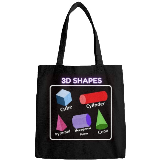 Preschool Homeschool,Learn Shapes For Kids Bags