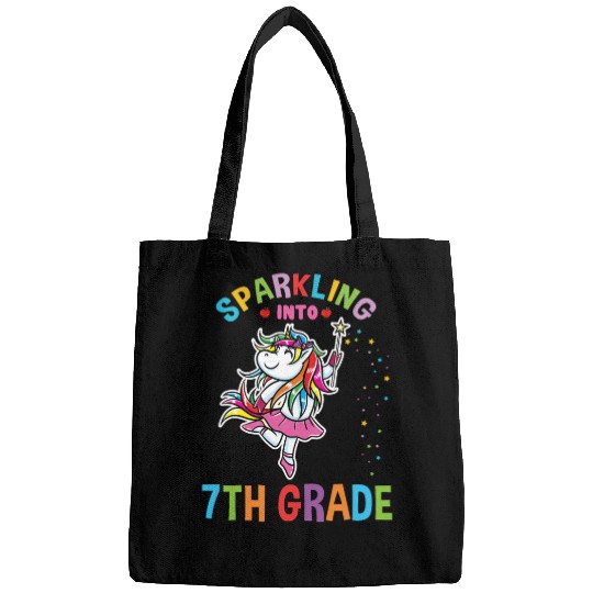 Sparkling Into 7th Grade Back To School Bags