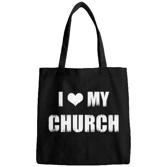 Christianity Gifts I Love My Church Christian Bags