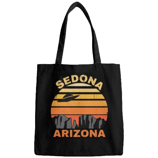 Sedona Arizonna Retro Sunset and UFO Bags