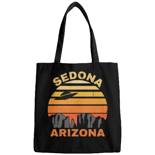 Sedona Arizonna Retro Sunset and UFO Bags