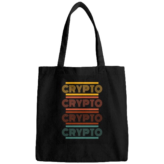 Retro Crypto Poster Bags