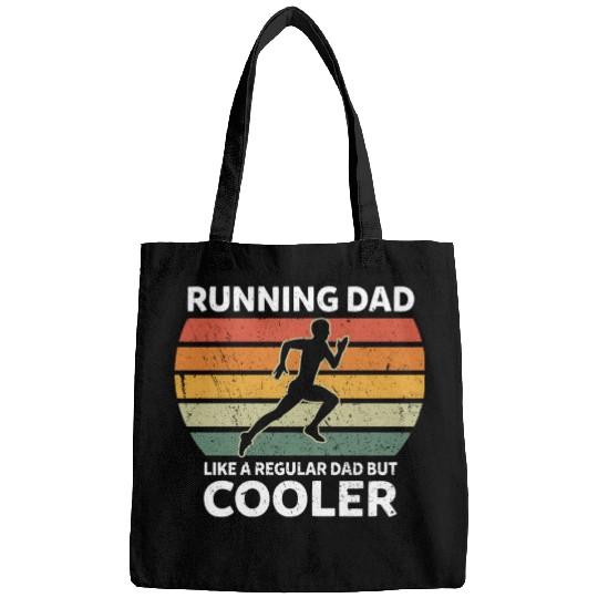 Retro Running Dad Like A Regular Dad But Cooler Bags