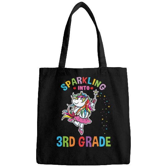 Sparkling Into 3rd Grade Back To School Bags