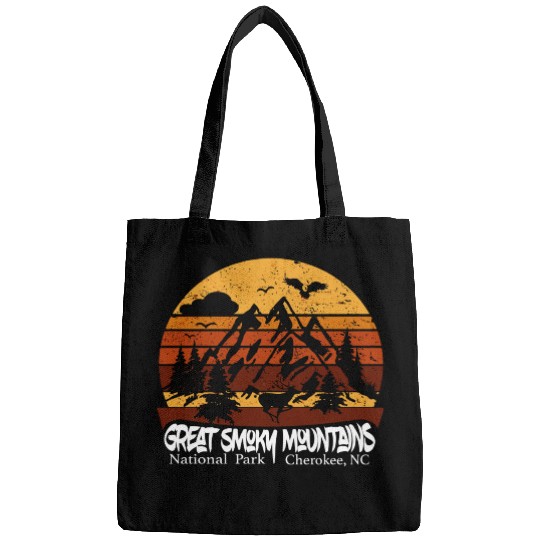 Great Smoky Mountains Cherokee Nc Vintage Souvenir Bags