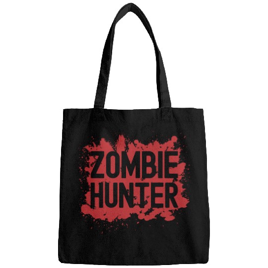 Zombie Hunter Creepy Scary Blood Splatter Zombies Bags