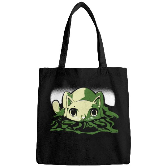 green cat Bags
