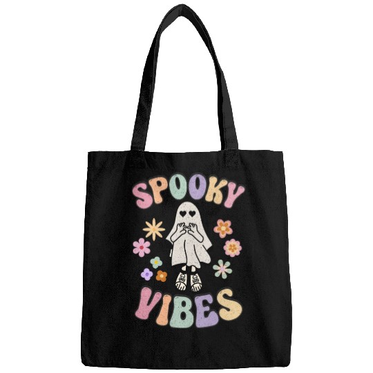 Spooky Season Retro Vintage Floral Halloween Bags