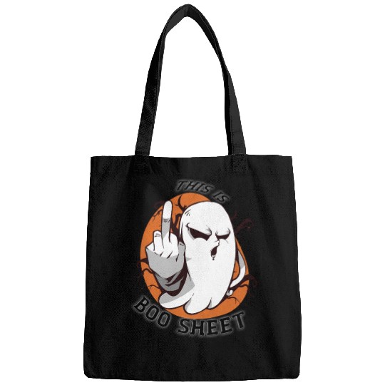This is BOO SHEET funny Halloween Ghost Bags