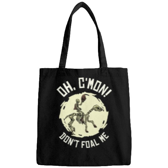Halloween Cowboy Skeleton Foal Horse Riding Bags