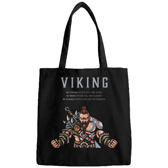 Viking Warrior Be Strong Be Brave Be Humble 2 Bags