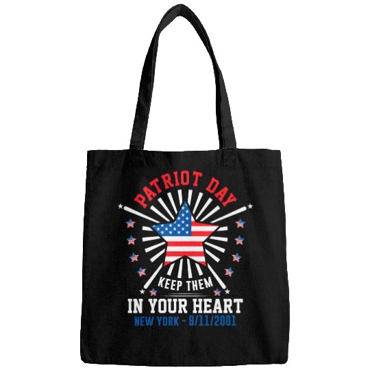 9/11 Patriot Day Keep Them in Your Heart Bags