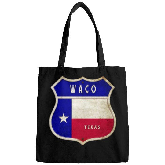 Waco Texas crest flags design Bags