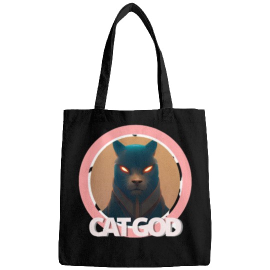 Samurai Cat God Bags