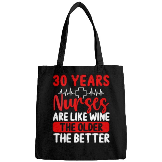 30 Year Old Nurse Appreciation Wine 30 Birthday Bags