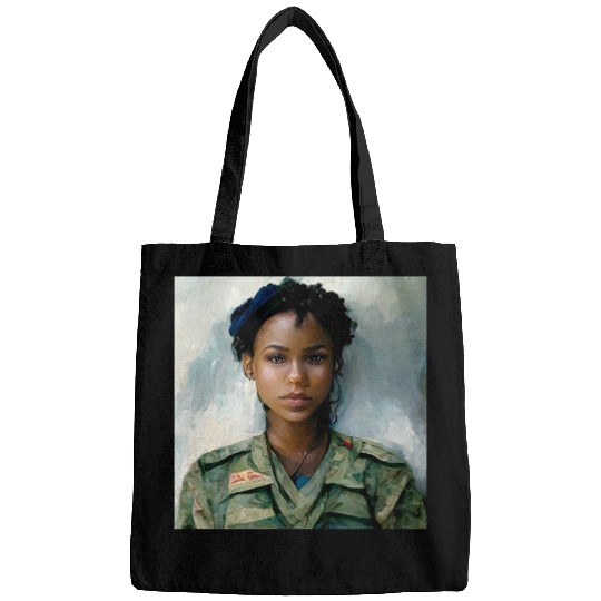Beautiful US army combat medic painting Bags