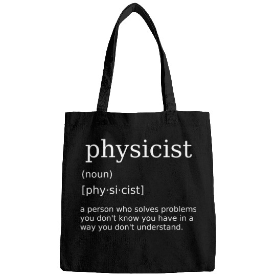Physicist Science Physics Teacher Nerd Bags