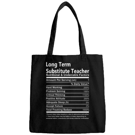 Long Term Substitute Teacher Bags - Nutritional