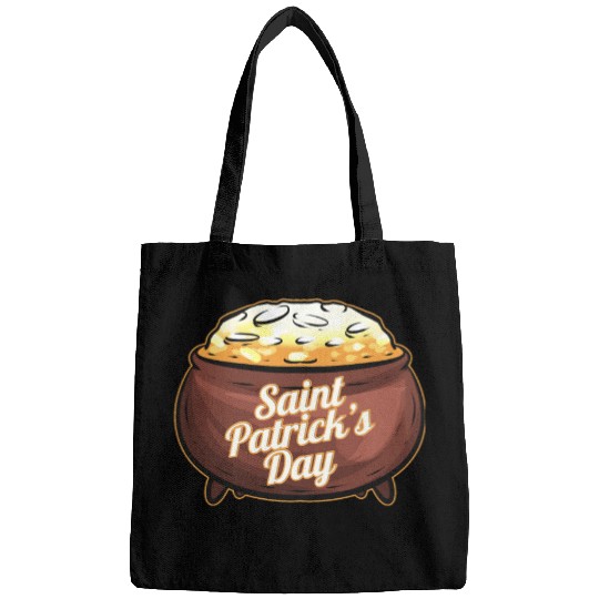 Pot Of Gold For St. Patricks Day Bags