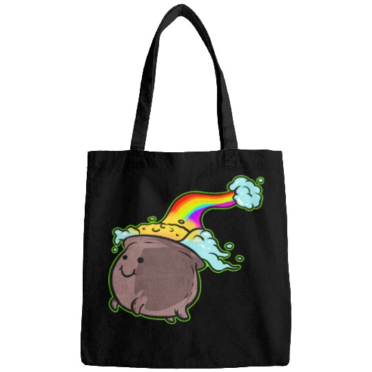 A Pot Of Gold At The End Of A Rainbow For St. Bags