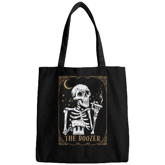 Alcohol Tarot Card Occult Club Gothic Vice Drink Bags