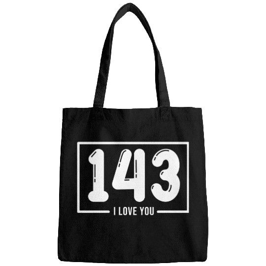 143 I LOVE YOU Bags