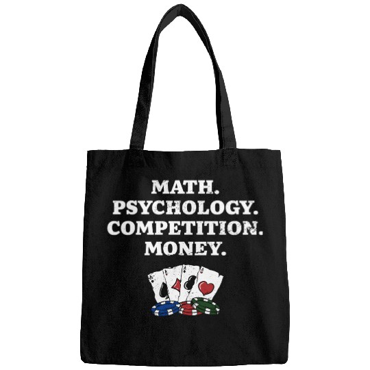 Math Psychology Competition Money Gambler Poker Bags