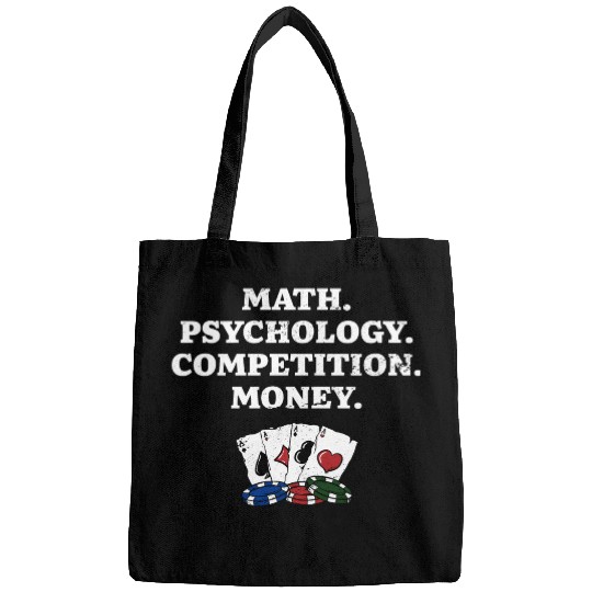 Math Psychology Competition Money Gambler Poker Bags