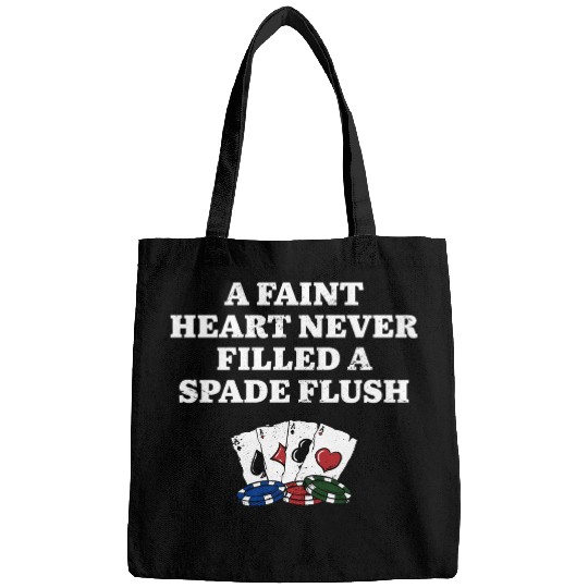 Never Filled a Spade Flush Card Games Poker Card Bags