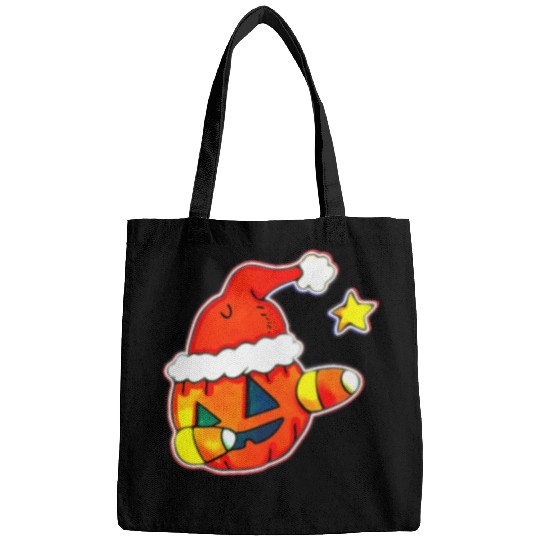 Jack O Lantern Dabbing Christmas Bags