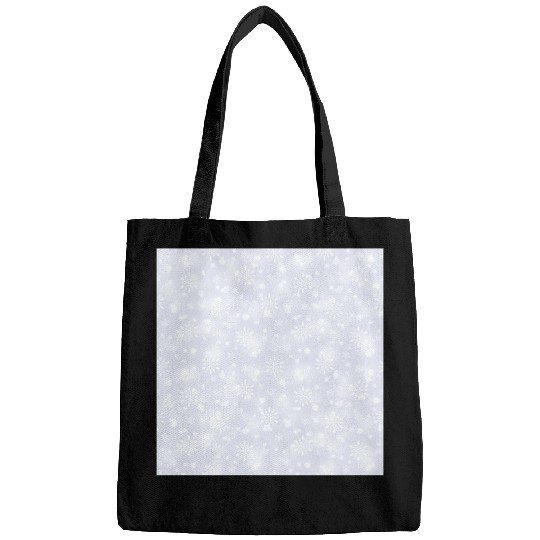 Lilac Snowflakes Pattern Bags